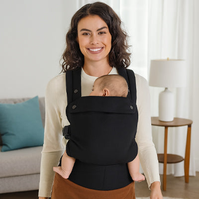Porte bébé noire voyagment