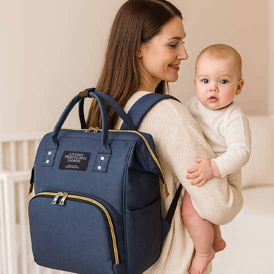 Sac à langer Mummy™ bleu