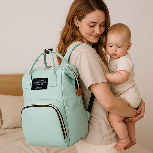 Sac à langer Mummy™ bleu-vert