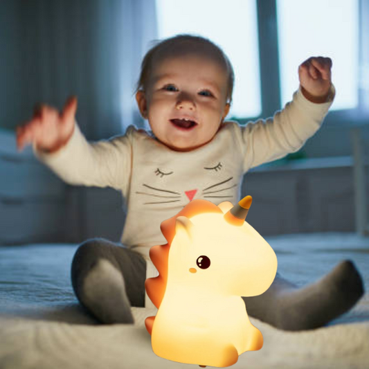 Veilleuse bébé licorne moderne