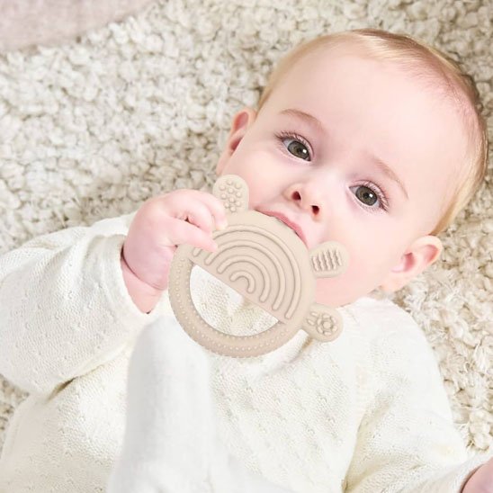 Anneau de dentition beige moderne