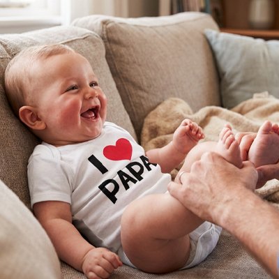 Body bébé garçon léger j'aime papa