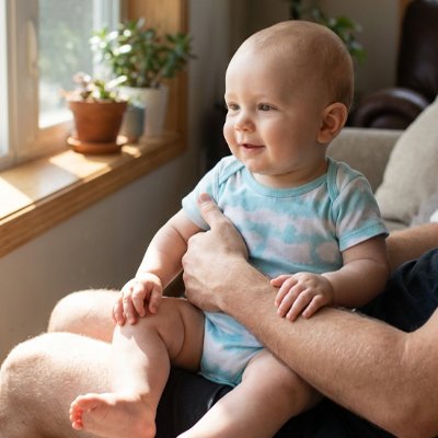 Body bébé garçon léger nuage