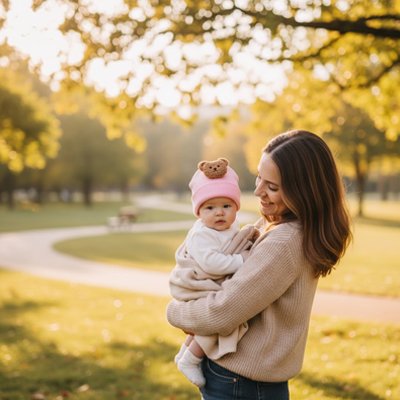 Bonnet bebe chaud et doux rose 