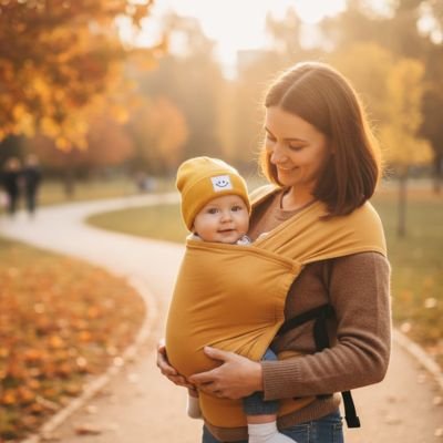 Bonnet bebe chaud jaune