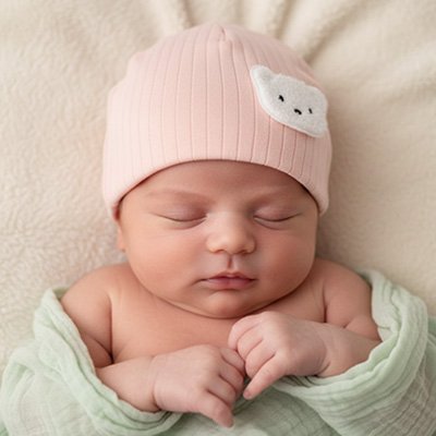 Bonnet bebe rose
