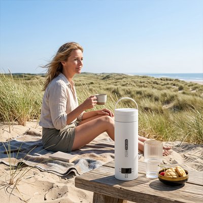 Bouilloire de voyage isolante