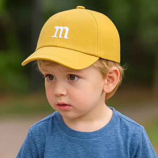 Casquette bebe M Jaune