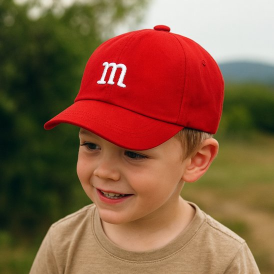 Casquette bebe M rouge
