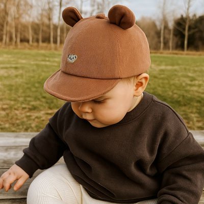Casquette bebe Marron 