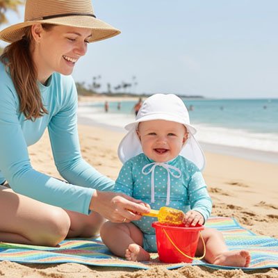 Casquette pour bebe Blanc