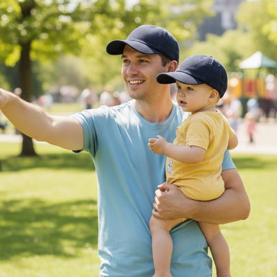 Casquette pour bebe Bleu marin