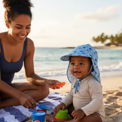 Casquette pour bebe  Bleu