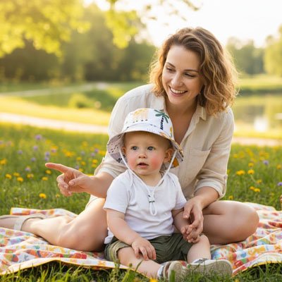 Chapeau bebe protection et confortable