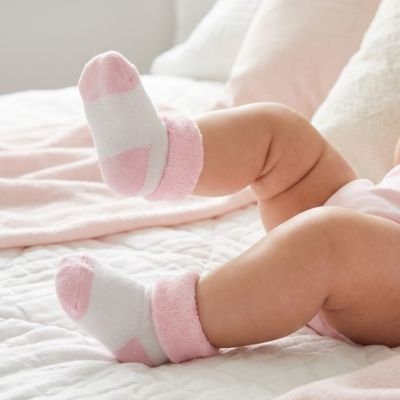 Chaussette pour bebe Rose