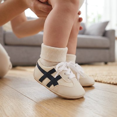 Chaussure bebe sneakers noir/bleu
