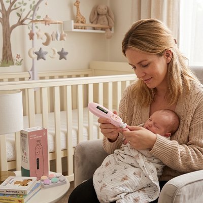coupe ongle pour bebe rechargeable rose
