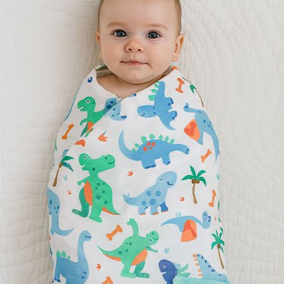 couverture bébé doudou dinosaure