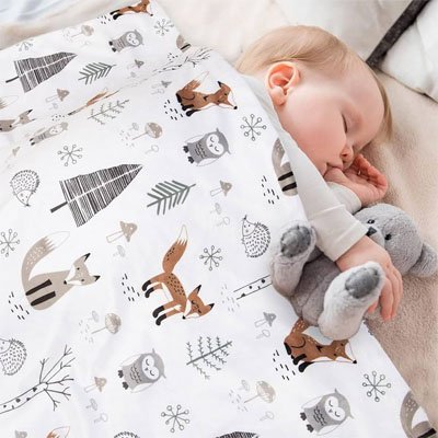 couverture bébé doudou douce et confortable renard