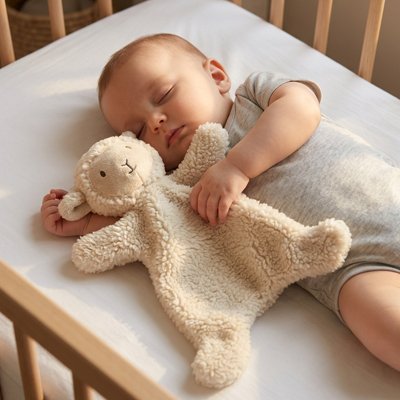 Doudou bebe mouton