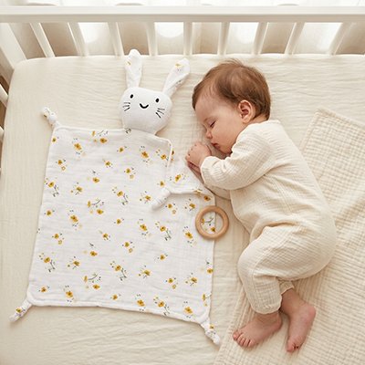 doudou lapin douce et respirante léger