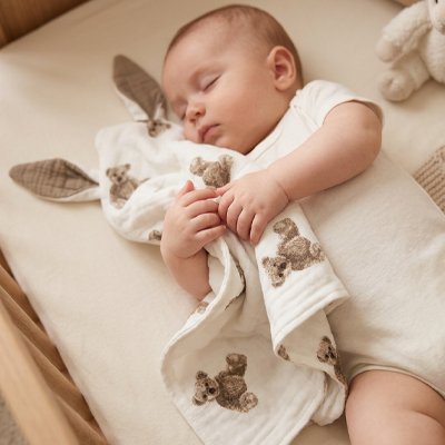 Doudou oreilles ourson assis