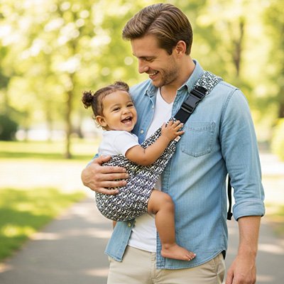 Écharpe de portage noir