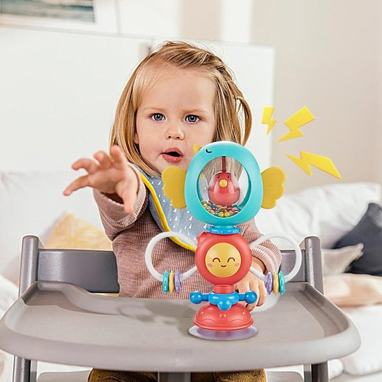 Hochet bébé coloré léger 