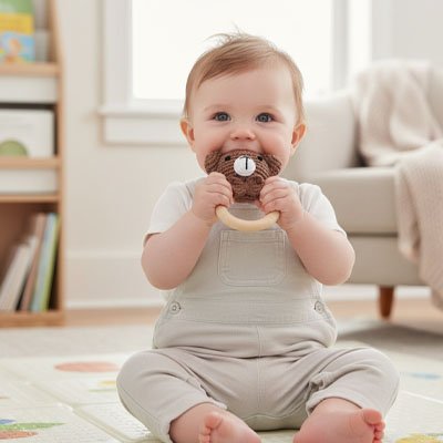 Hochet bébé ours