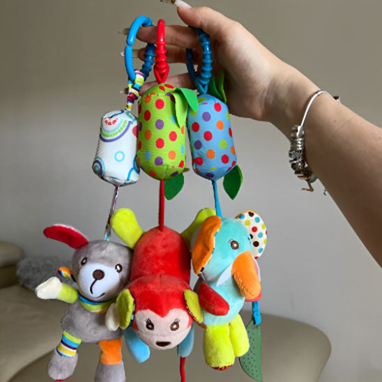 hochet bébé singe rigolo