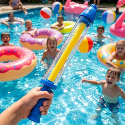 Jeu piscine tir multifonction bleu