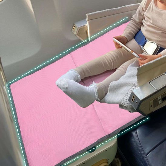 Lit voyage bébé rose
