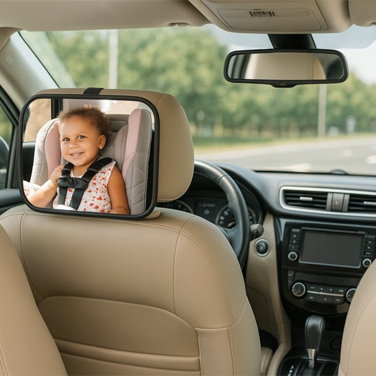 Miroir voiture bébé noir universelle