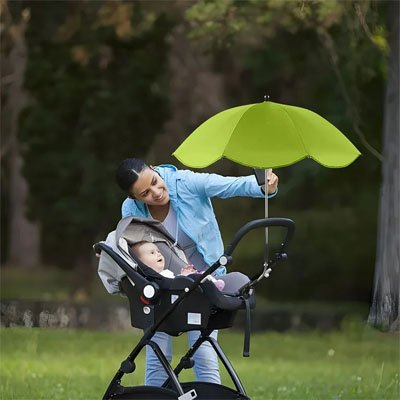 Ombrelle pour poussette​ vert lime