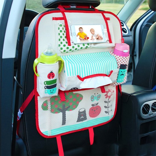 Organisateur voiture enfant léger rouge