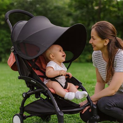 Par soleil pour poussette​ grande couverture universelle