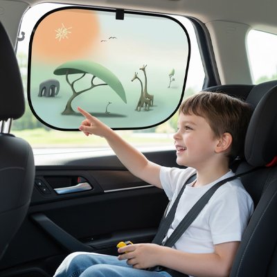Pare soleil voiture dino UV