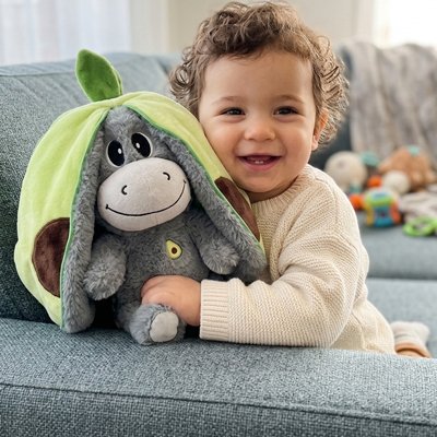Peluche qui respire apaisante avocat