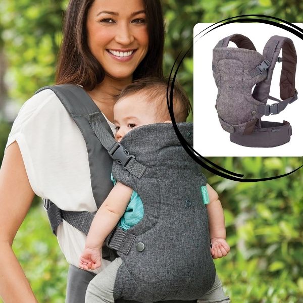 Porte bébé gris