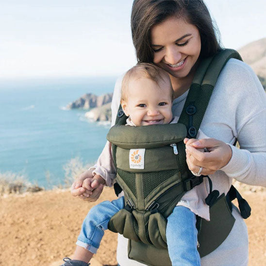Porte bébé vert