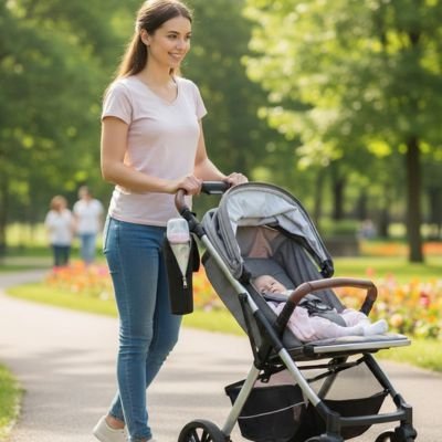 Porte biberon voyagement noir