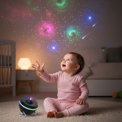 Projecteur enfant rotation automatique