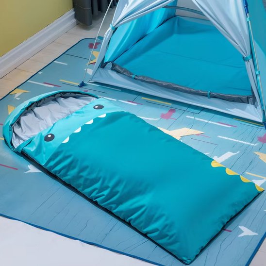 Sac de couchage enfant bleu
