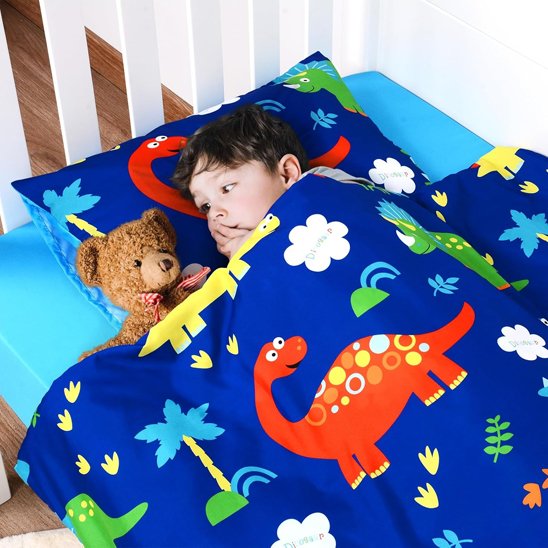 Sac de couchage enfant dinosaures