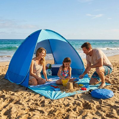 Tente de plage légère pour vacance