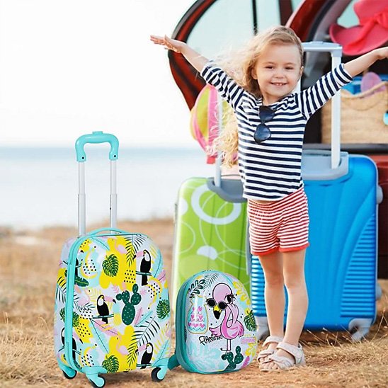 Valise enfant Flamingos