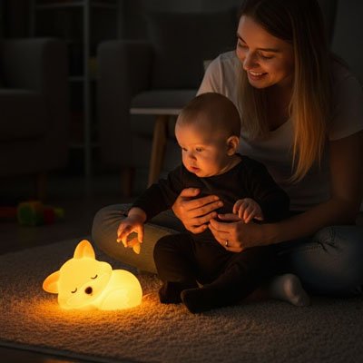 Veilleuse renard portatif 