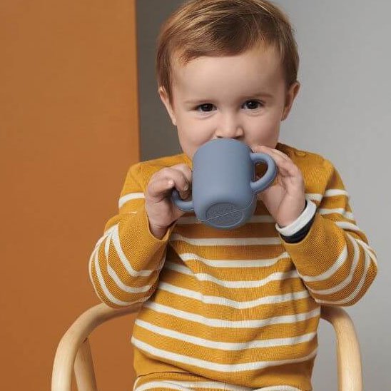 verre bebe bleu