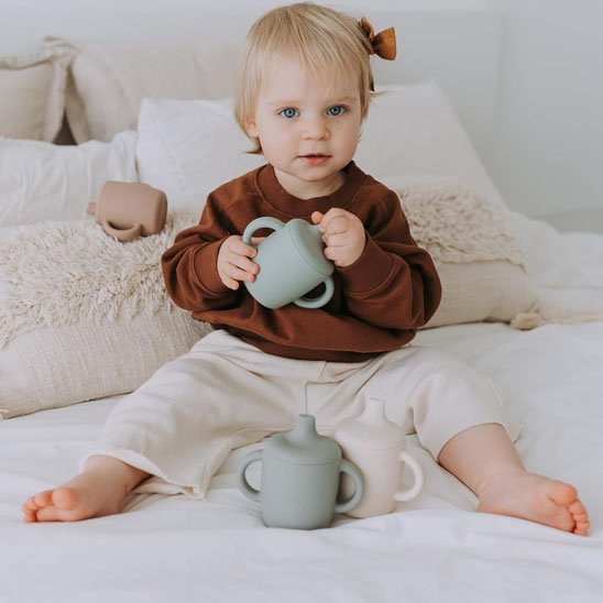 verre bebe vert